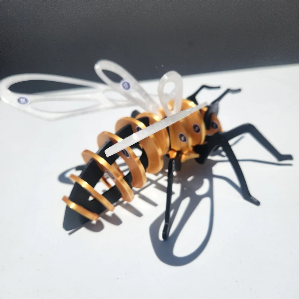 Bee Model Honeybee 3D Puzzle Honey Bees Classroom Science STEM Craft Insect Bugs